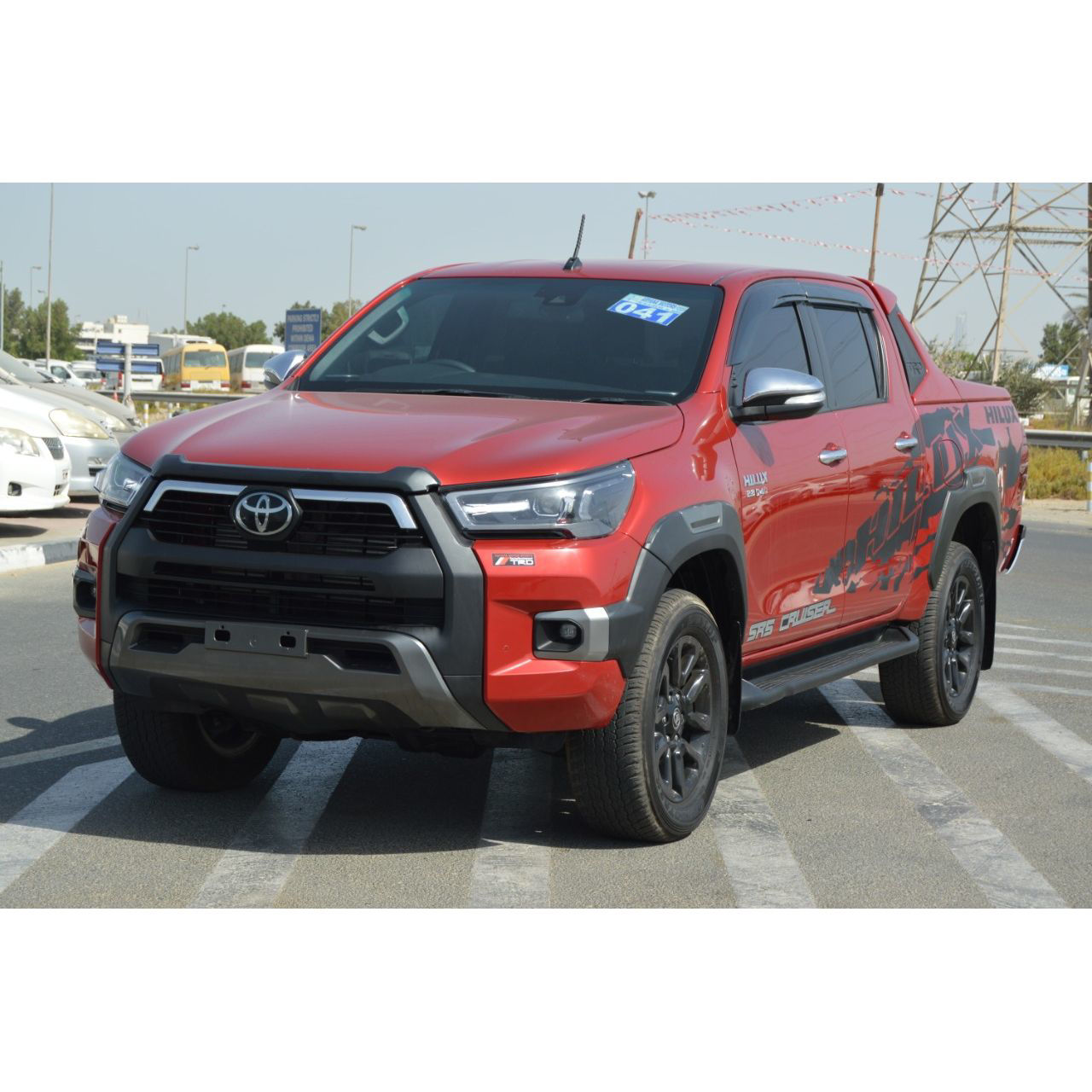 Picture of Toyota Hilux 4WD, 2.8L, Red - 2021
