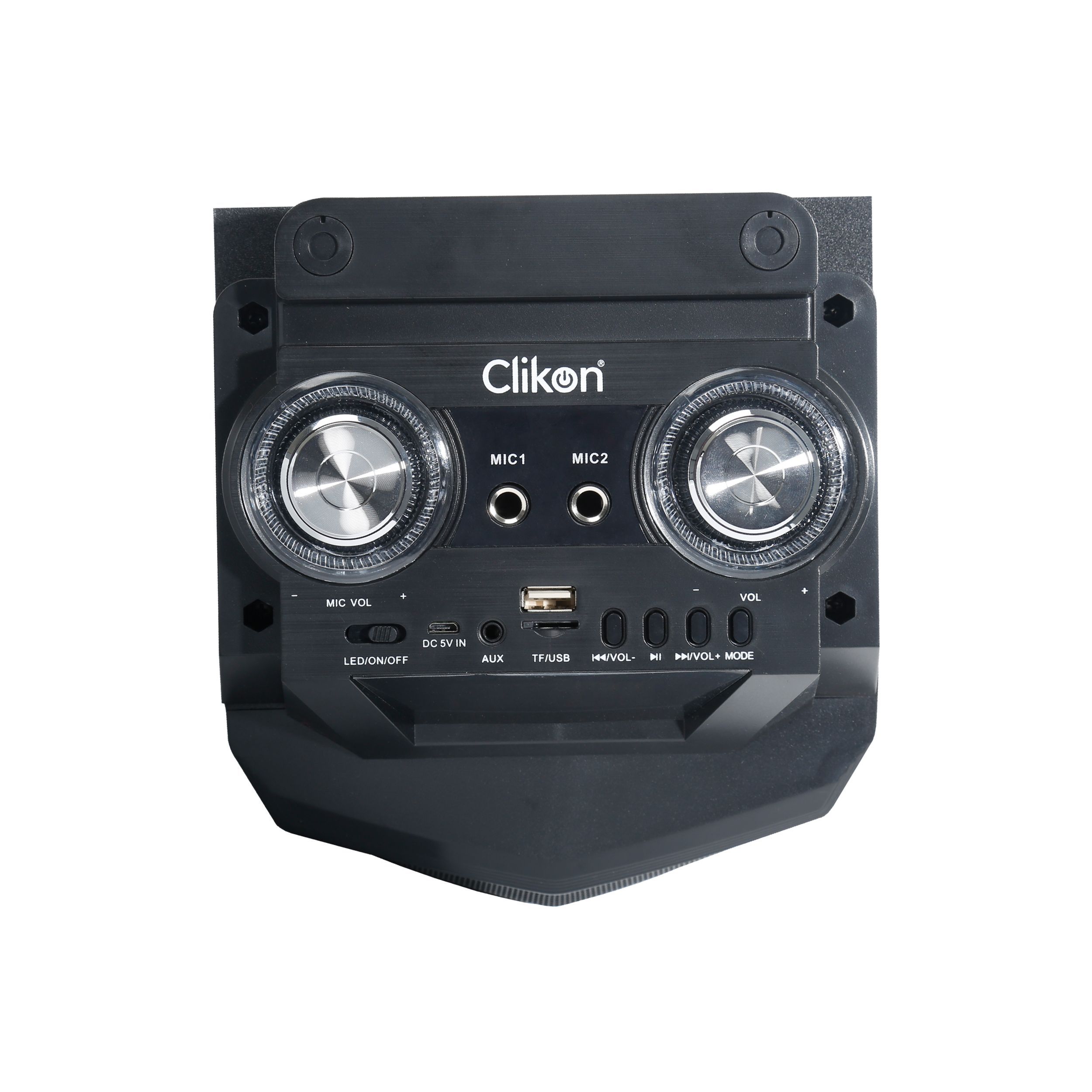 Buy Online Clikon Rechargeable Multimedia Bluetooth Speaker With 2 