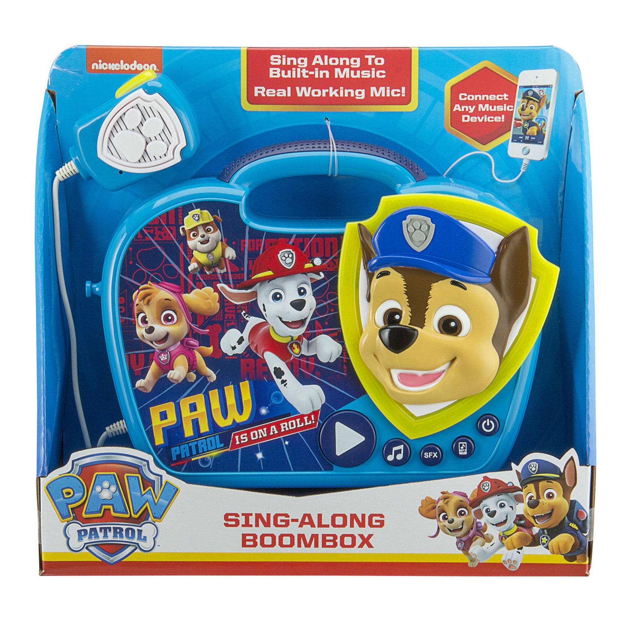 Buy Online EKids PW-115 Paw Patrol Sing Along Boombox with Microphone ...