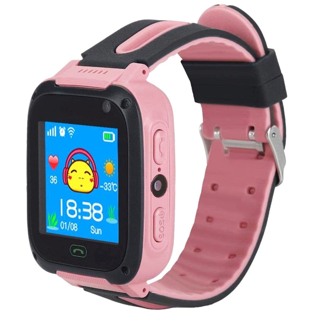 Buy Online GPS Enabled Kids Tracker Watch, GM-8, Pink in UAE | Dubuy.com