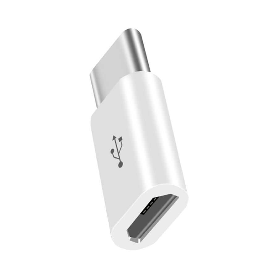 Buy Online Micro Usb To Type C Adapter White In Uae