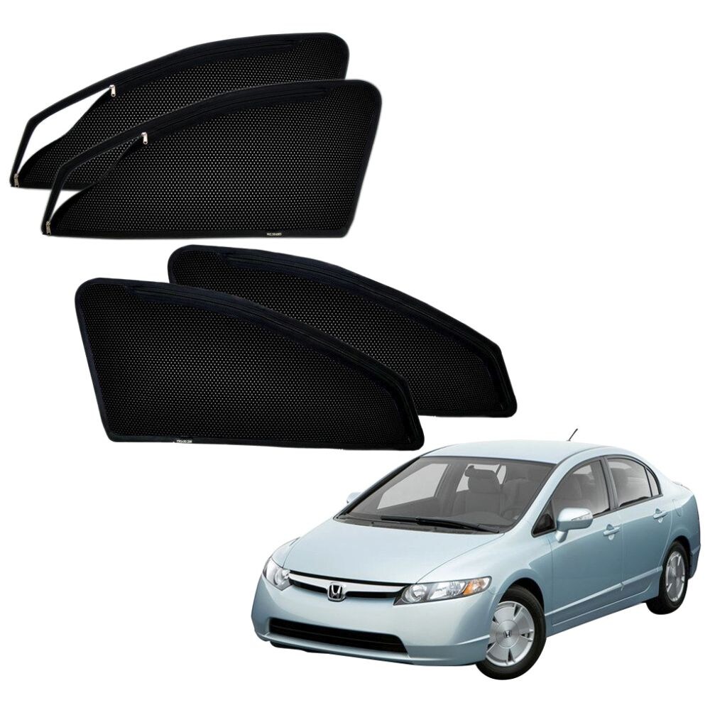 Buy Online Kozdiko Car Sun Shade for Honda Civic, KZDO785300, Black