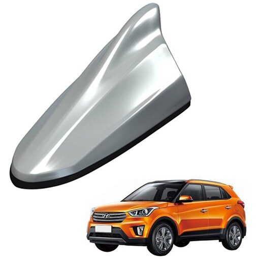 Buy Online Kozdiko Shark Fin Signal Antenna for Hyundai Creta, Silver ...