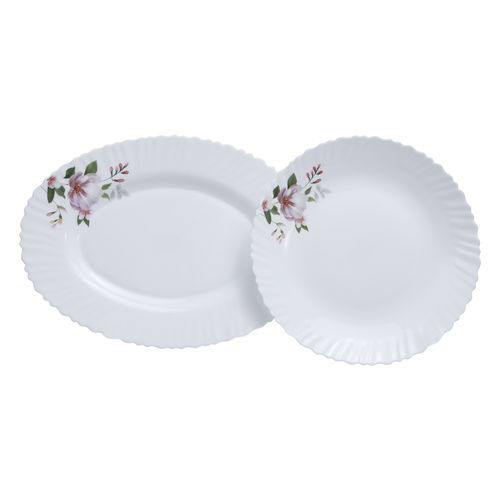 Picture of Royalford Opal Ware Floral Dinner Set, RF8985 - 34Pcs