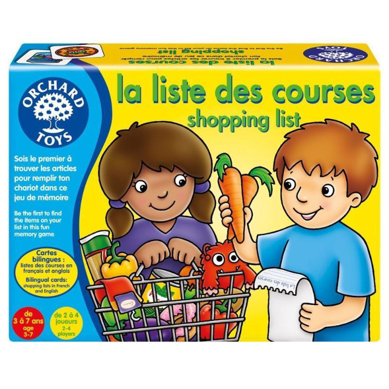 Picture of Orchard Toys La Liste Des Courses with Dual Language