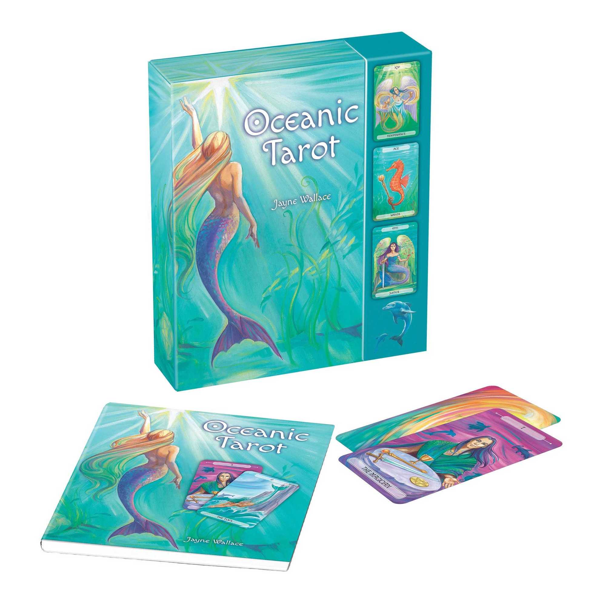 Picture of Cico Books Oceanic Tarot Deck Cards Collection Box Gift Set, Sky Blue