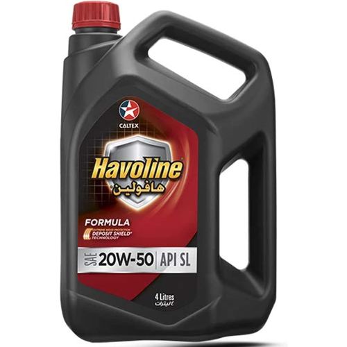 Picture of Caltex Gasoline Havoline  Engine Oil Formula, 20W-50, 4L, Carton of 4